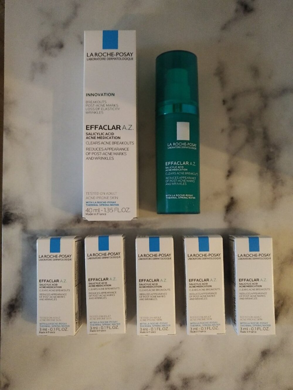 La Roche Posay Effaclar AZ Set: Salicylic acid + Azaleic acid - acne + wrinkles